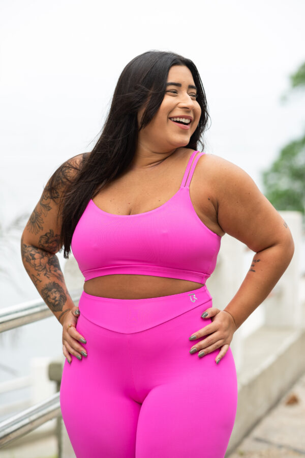 Calça Jessica Perto Frente Rosa